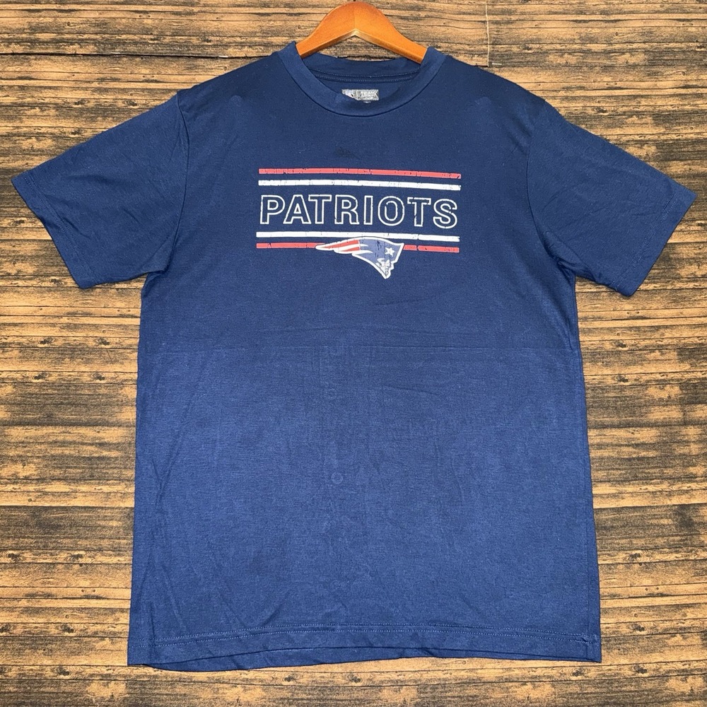 NFL Team Apparel New England Patriots Graphic T Shirt Men's Size Medium